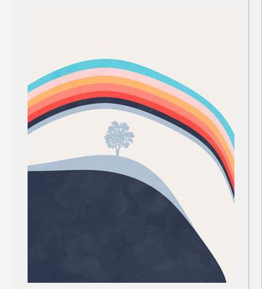 Cuadro Modern shapes 7