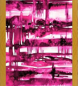 Cuadro UNDERLYING CONNECTION - HOT PINK