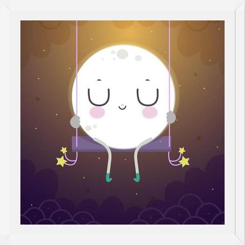 Cuadro Buenas noches dijo la luna