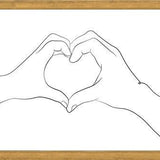 Cuadro Hands series - I love you
