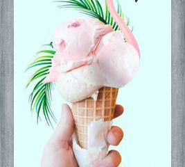 Cuadro Tropical Ice Cream