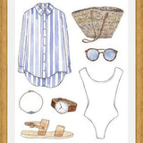 Cuadro BEACH OUTFIT