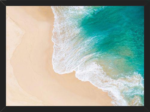 Cuadro The wave on the shore