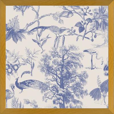 Cuadro Vintage Nature Blue