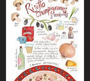 Cuadro Rissotto Champignones