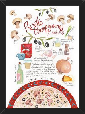 Cuadro Rissotto Champignones