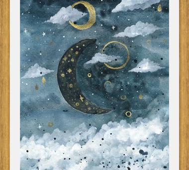 Cuadro Golden Moon