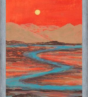 Cuadro Landscape Orange vibes