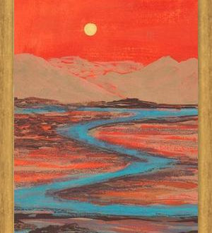 Cuadro Landscape Orange vibes