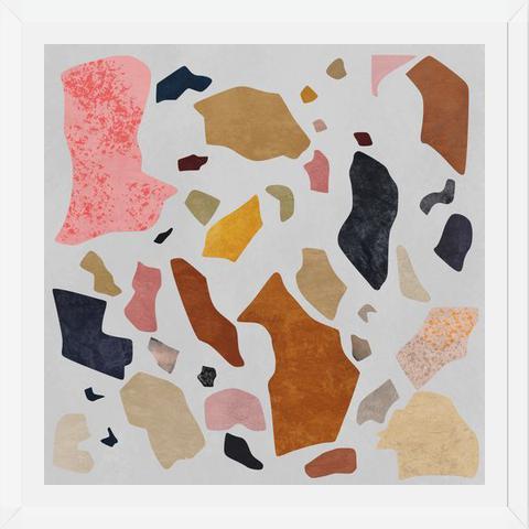 Cuadro Terrazzo Collage