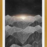 Cuadro Lines in the mountains XIX
