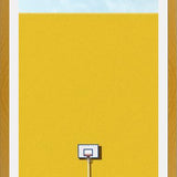 Cuadro Basquet amarillo