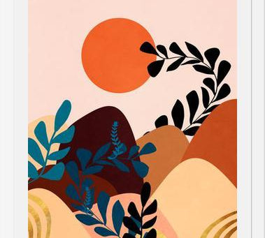 Cuadro A tropical landscape 3