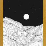 Cuadro Lines in the mountains II