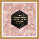 Cuadro She Believed She Could
