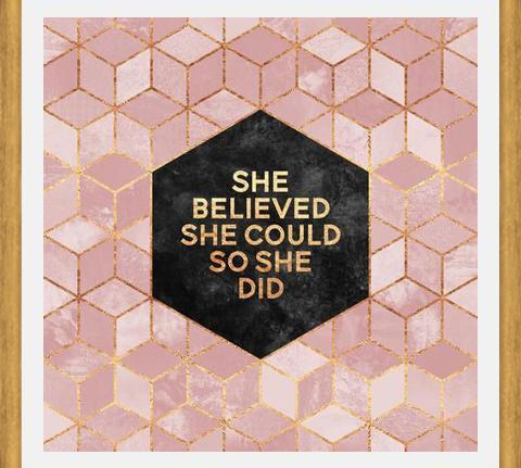 Cuadro She Believed She Could