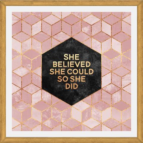 Cuadro She Believed She Could