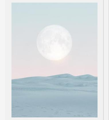 Cuadro Pastel desert II