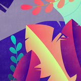 Canvas Gradient Floral II