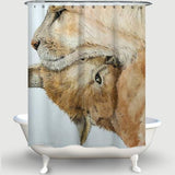 Cortina de Baño mamá leona