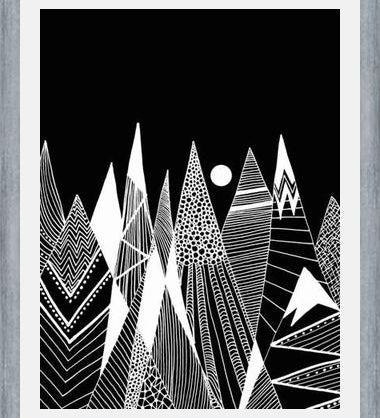 Cuadro Patterns in the mountains
