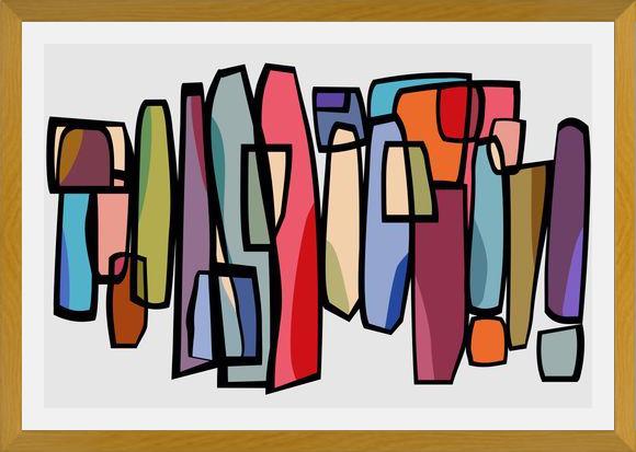 Cuadro Abstract Composition 830