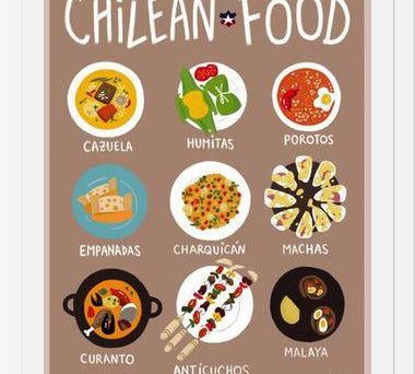 Cuadro Chilean Food