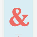 Cuadro Ampersand Baskerville Orange