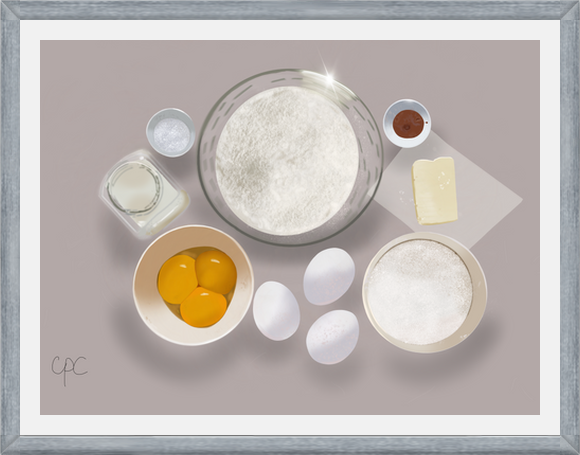 Cuadro Ingredientes de cocina