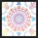 Enmarcado BOHO HAMSA MANDALA