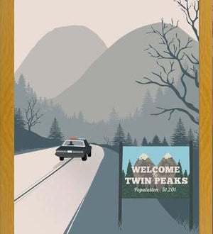 Cuadro Welcome to Twin Peaks