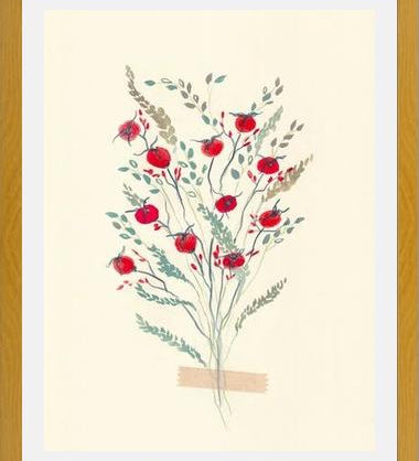 Cuadro Retro Floral Arrangement 02
