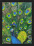 Cuadro blue peacock