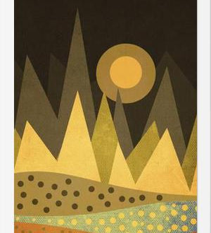 Cuadro Geometric landscape 02