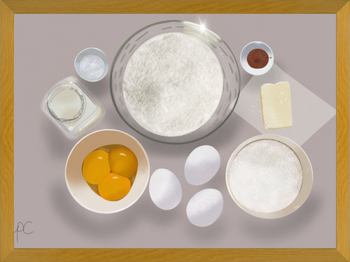 Cuadro Ingredientes de cocina