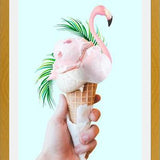 Cuadro Tropical Ice Cream
