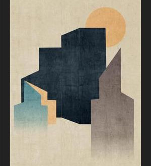 Cuadro Abstract Architecture 07