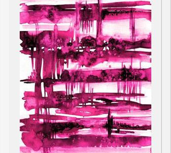 Cuadro UNDERLYING CONNECTION - HOT PINK