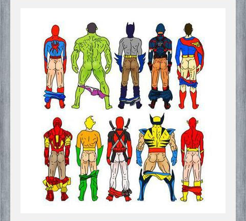 Superhero Butts