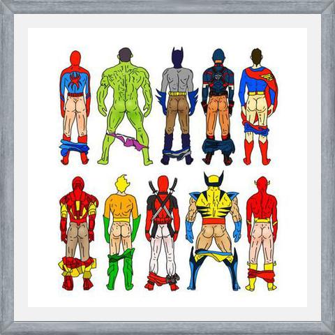 Superhero Butts