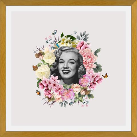 Cuadro Kitsch Flowers Portraits - Marilyn Light