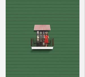Cuadro The Woman in Red