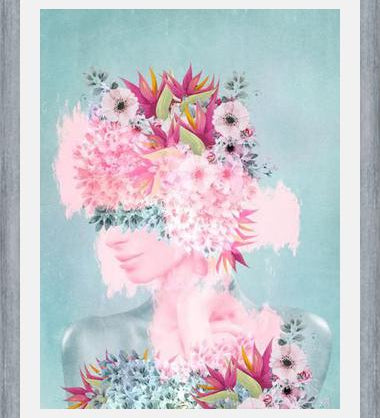 Cuadro Woman in flowers II
