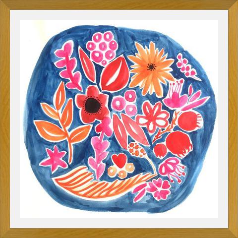 Cuadro Circulo Azul