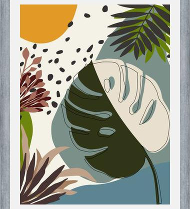 Cuadro Minimal Tropical Scenery