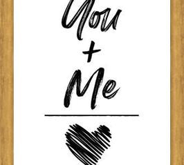 Cuadro You And Me Is Love