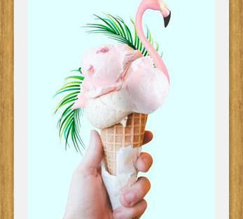 Cuadro Tropical Ice Cream