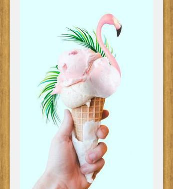 Cuadro Tropical Ice Cream