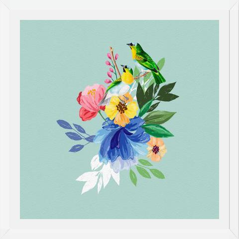 Cuadro Flowers & Birds