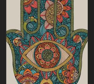 Cuadro Hamsa